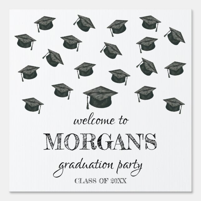 Graduation Party Yard Sign  (Front)