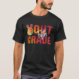 Graduation Peace Sign Out Fifth Grade Last Day Of T-Shirt