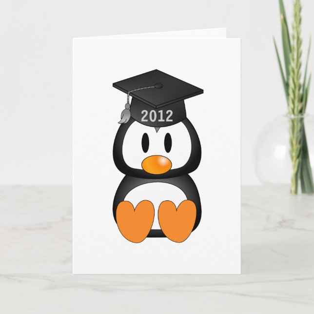 Graduation Penguin Card (Front)