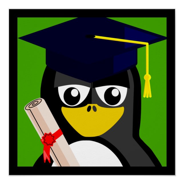 GRADUATION PENGUIN POSTER (Front)