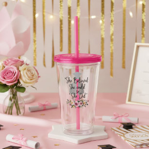 Graduation Personalized Graduate Senior University Acrylic Tumbler