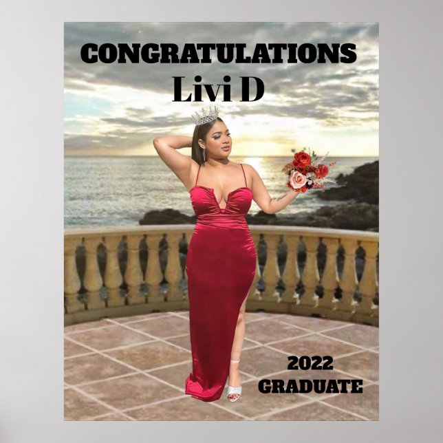 GRADUATION PERSONILIZED poster (Front)