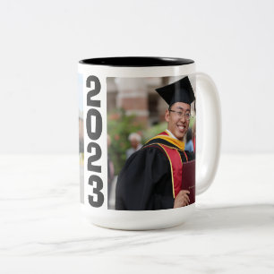 Graduation Photo 2023  Two-Tone Coffee Mug