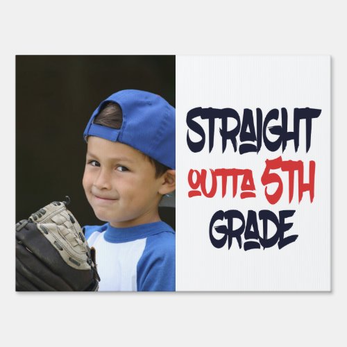 Graduation Photo 5th Grade Promotion Graduation Sign