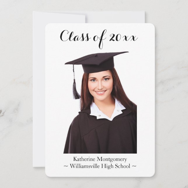 Graduation Photo Announcement (Front)