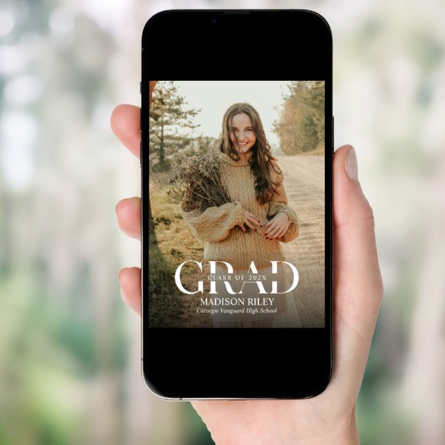 Graduation Photo Announcement and Invitation (Front Digital)
