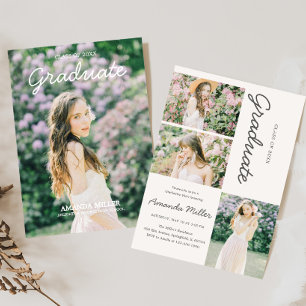 Graduation Photo Announcement Invitation