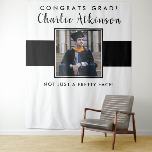 Graduation photo backdrop banner tapestry
