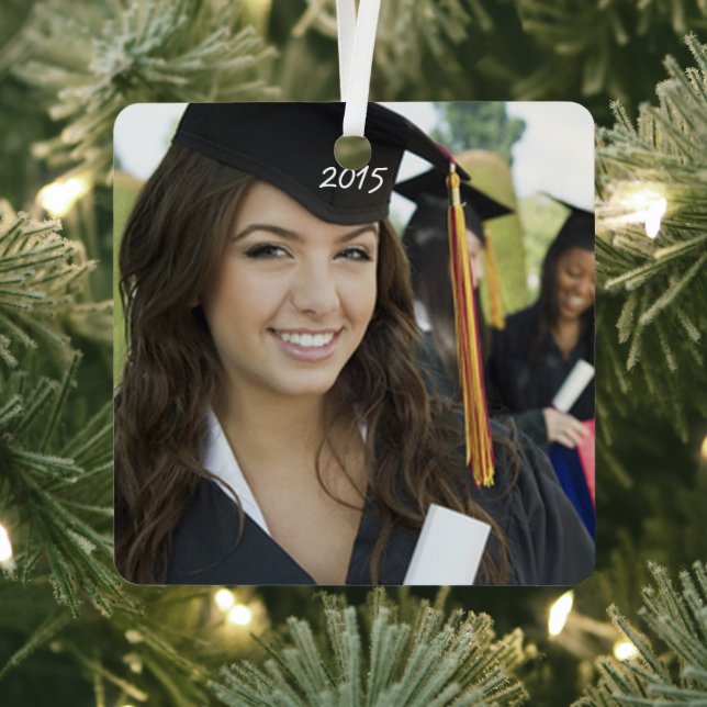 Graduation Photo Christmas Ornaments (Insitu)