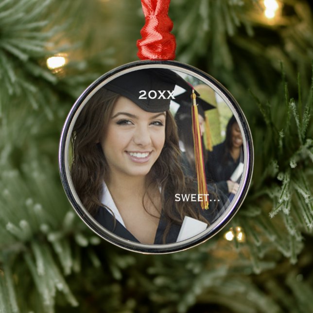 Graduation Photo Christmas Ornaments (Tree)