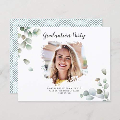 Graduation Photo Class of 2024 Party Invitation