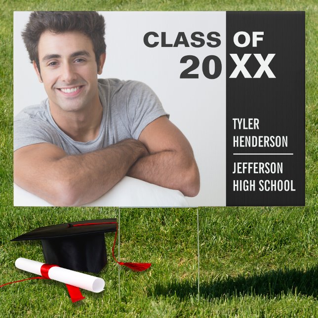 Graduation Photo Class of 20XX School Grad Name Sign (Creator Uploaded)