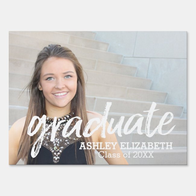Graduation Photo - Class of Add Year - Virtual Sign