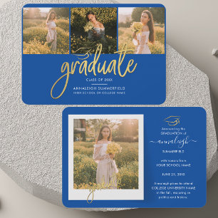 Graduation Photo Collage 2026 Grad Announcement