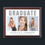 Graduation Photo Collage Congratulations Award Plaque<br><div class="desc">Graduation Photo Collage Congratulations Award.</div>