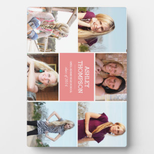 Graduation Photo Collage Plaque (6 Photos)