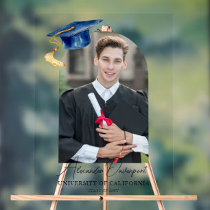Graduation photo custom Acrylic Sign