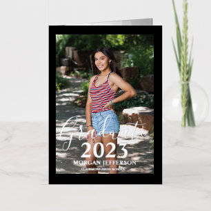 Graduation Photo Foil Invitation