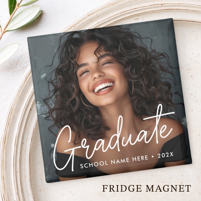 Graduation photo graduate name magnet (Graduation photo graduate name magnet)