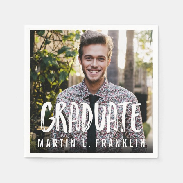 Graduation Photo | Graduate Napkin