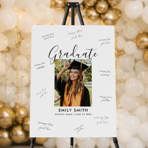 Graduation Photo Guest Signature Foam Board