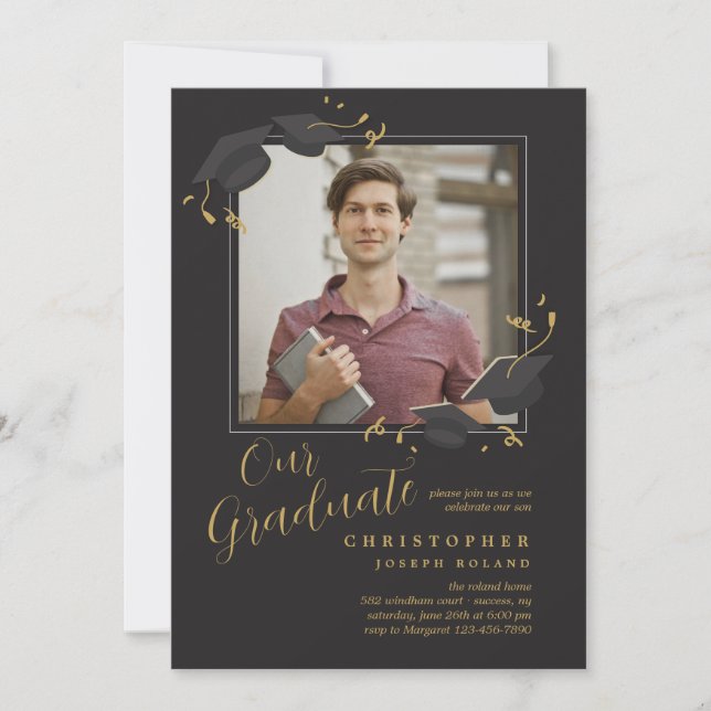 Graduation Photo Invitation (Front)
