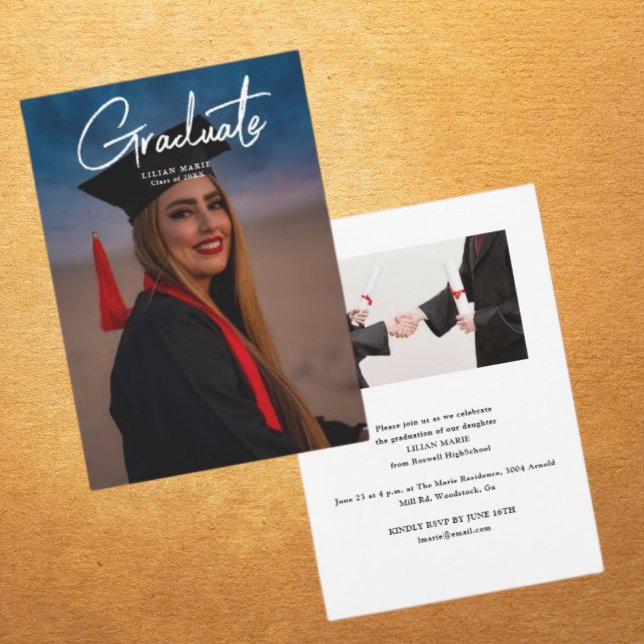 Graduation Photo Invitation (Creator Uploaded)