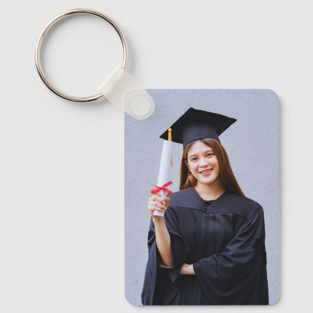 Graduation Photo Keychain (Front)