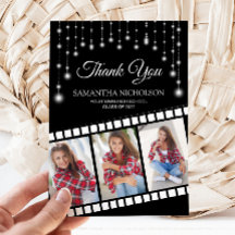 Graduation Photo Movie Reel Cinema Star Thank You