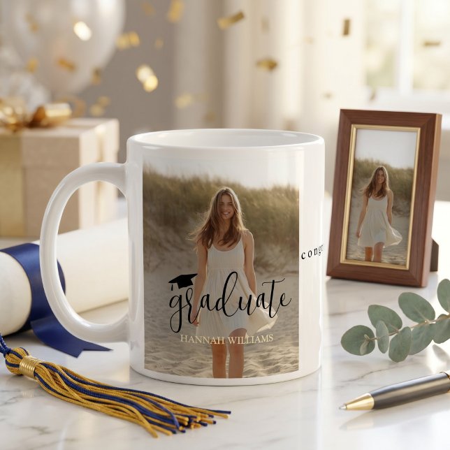 Graduation Photo Mug Personalized - Congratulation (Creator Uploaded)