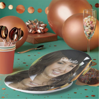 Graduation Photo Name of Graduation Year Paper Plates
