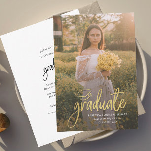 Graduation Photo Open House 2026 Grad Party Invitation