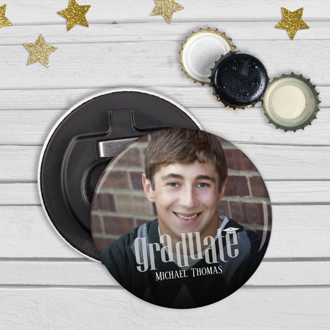 Graduation Photo Party Favor Bottle Opener (Creator Uploaded)