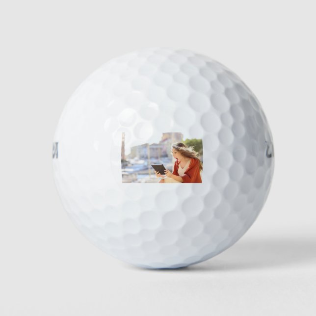 Graduation Photo Party Supplies, Golf Balls (Front)