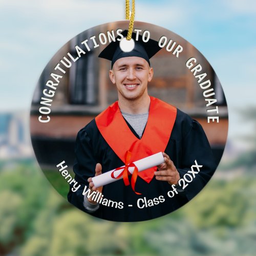 Graduation Photo Personalized Graduate Keepsake