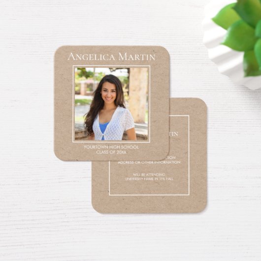 Graduation Photo Profile Name (Desk)