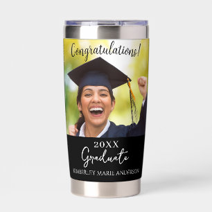 Graduation Photo Proud Graduate Gift Insulated Tumbler