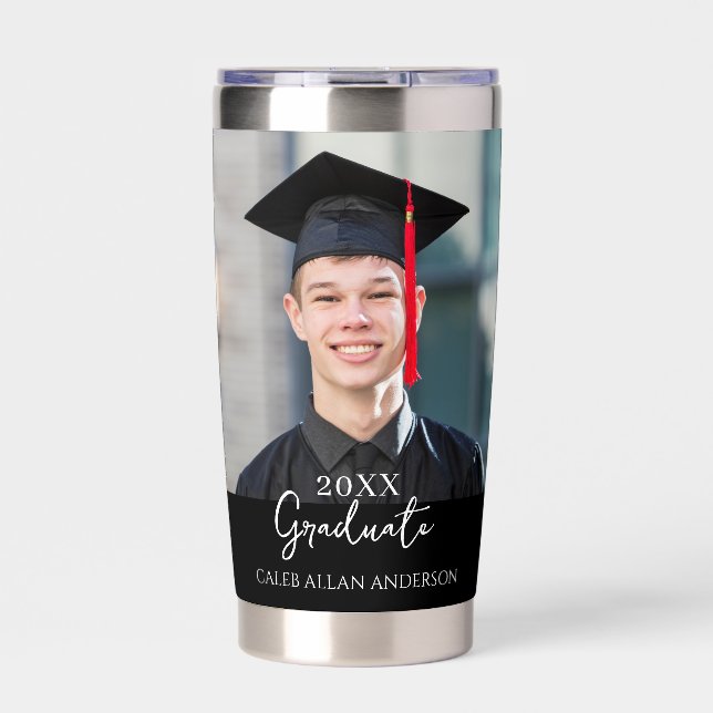 Graduation Photo Proud Graduate Gift Insulated Tumbler (Front)