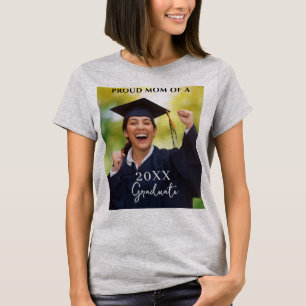 Graduation Photo Proud Mom T-Shirt