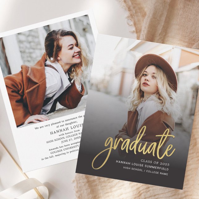 Graduation Photo Script Grad 2026 Announcement (Graduation Photo Script Grad 2025 Announcement)