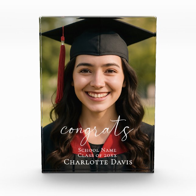 Graduation Photo Sign Celebrate the Graduate (Front)