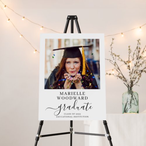 Graduation Photo Sign Foam Board