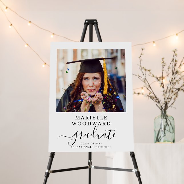 Graduation Photo Sign Foam Board (In Situ (Stand))