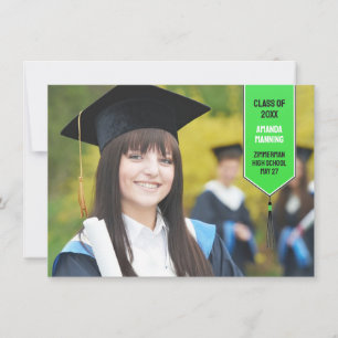 Graduation Photo Stole Announcement