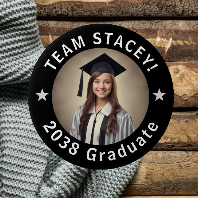 Graduation Photo Team Graduates Name Button (Creator Uploaded)