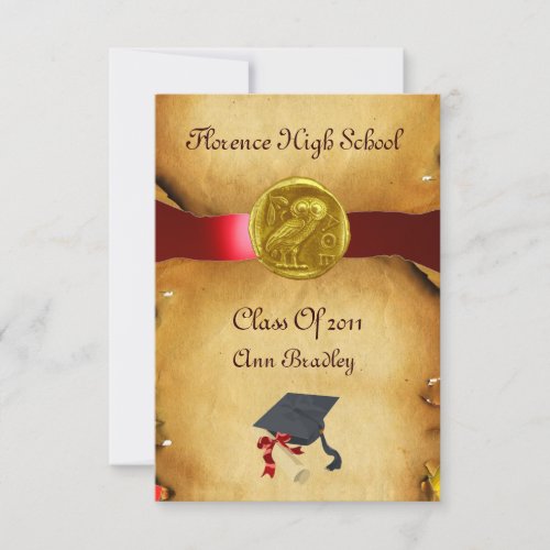 GRADUATION PHOTO TEMPLATE GOLD OWL