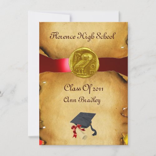 GRADUATION PHOTO TEMPLATE GOLD OWL