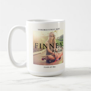 Graduation Photo Text Overlay  Coffee Mug