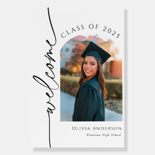 Graduation Photo Welcome Sign