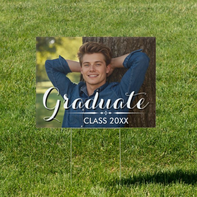 Graduation Photo Yard Sign (Insitu)